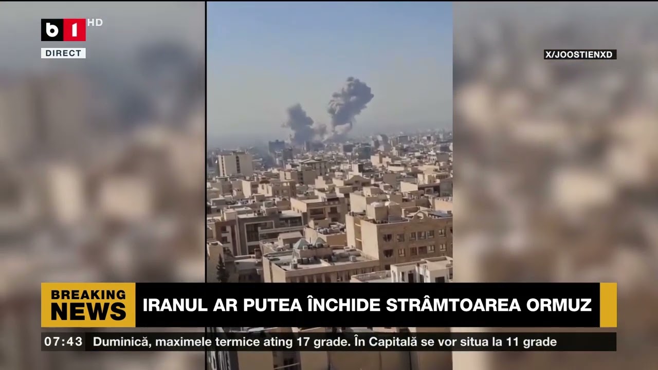 PREȚUL PETROLULUI RISCĂ SĂ EXPLODEZE. IRANUL AR PUTEA ÎNCHIDE STRÂMTOAREA ORMUZ_Știri B1TV_1 mar.