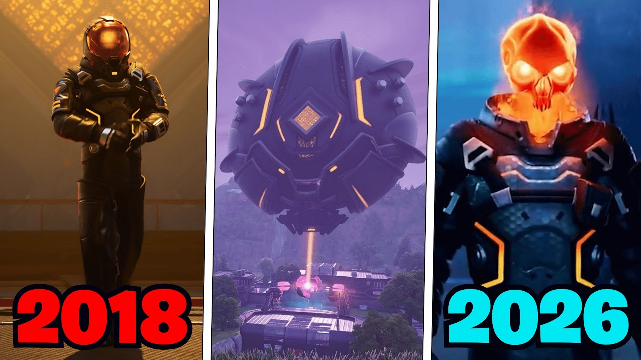 Все трейлеры, короткометражки и катсцены Fortnite Dark Voyager