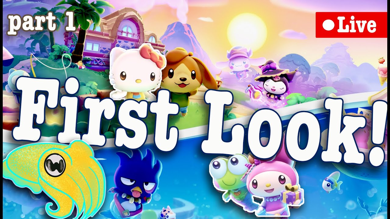 Live Stream: Hello Kitty Island Adventure | New Game First Look! - Part 1