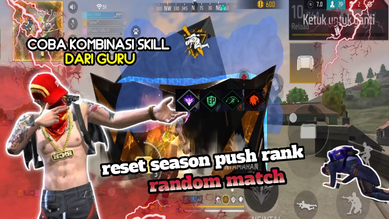 Random Match | Reset Season Baru dengan | Kombinasi skill dari guru