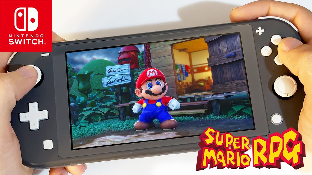 Super Mario RPG - Nintendo Switch Lite Handheld Gameplay