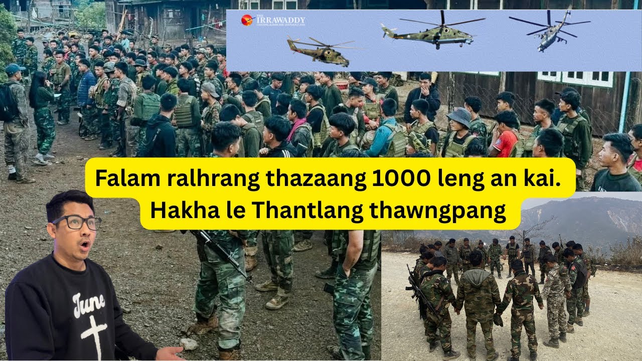 Falam ralhrang thazaang 1000 leng an kai. Hakha le Thantlang thawngpang