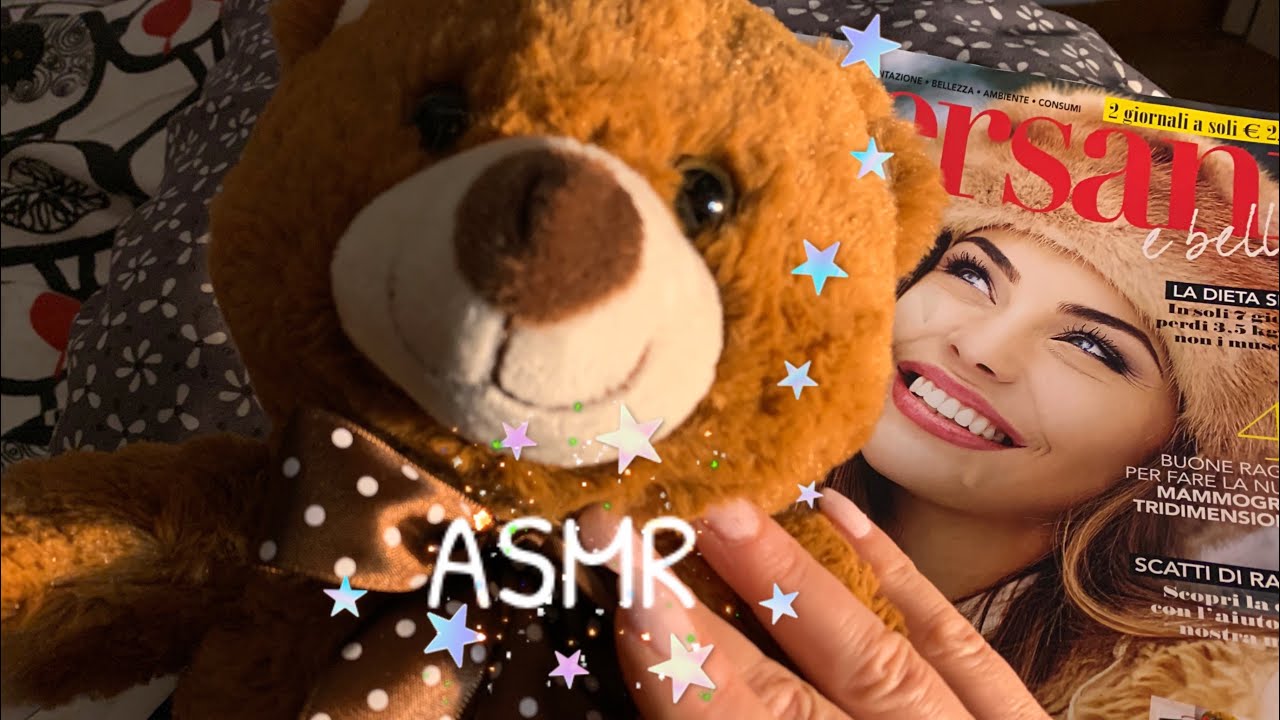 ASMR 🐻 Chit chat con nuovo orsetto & rivista 📖