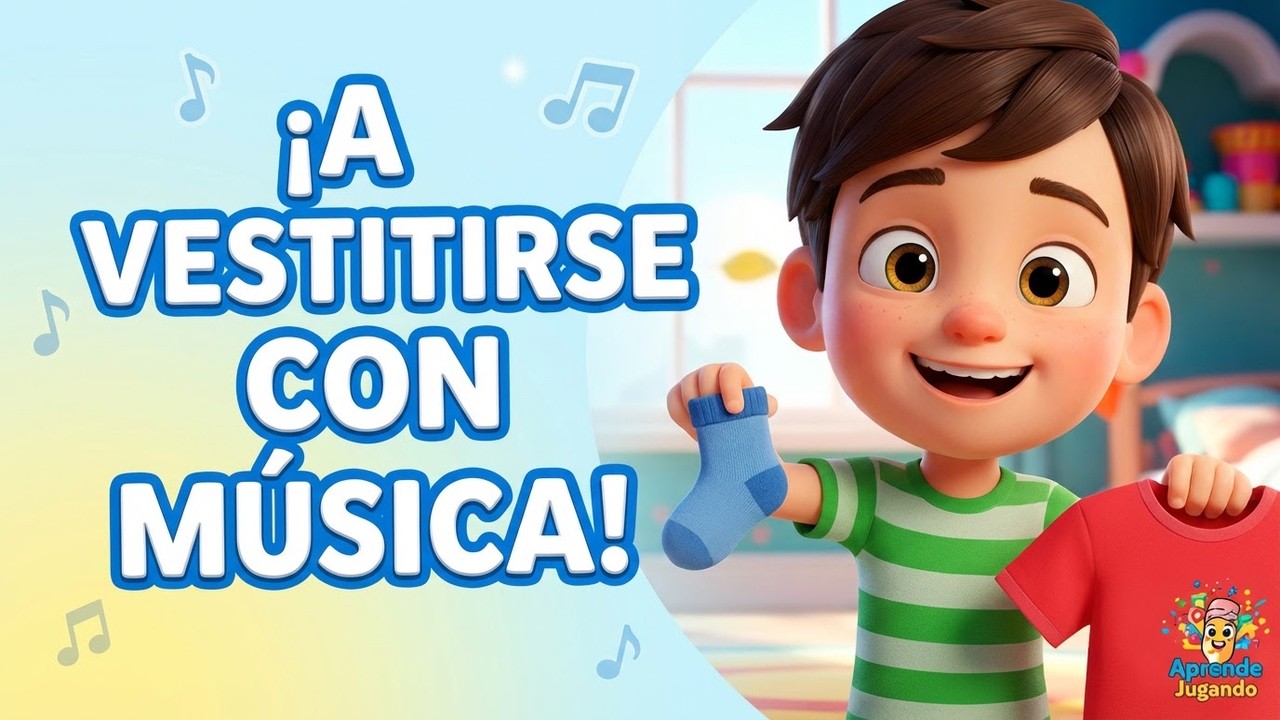 ¡Mira Cómo Aprenden los Niños a Vestirse en Esta Canción!