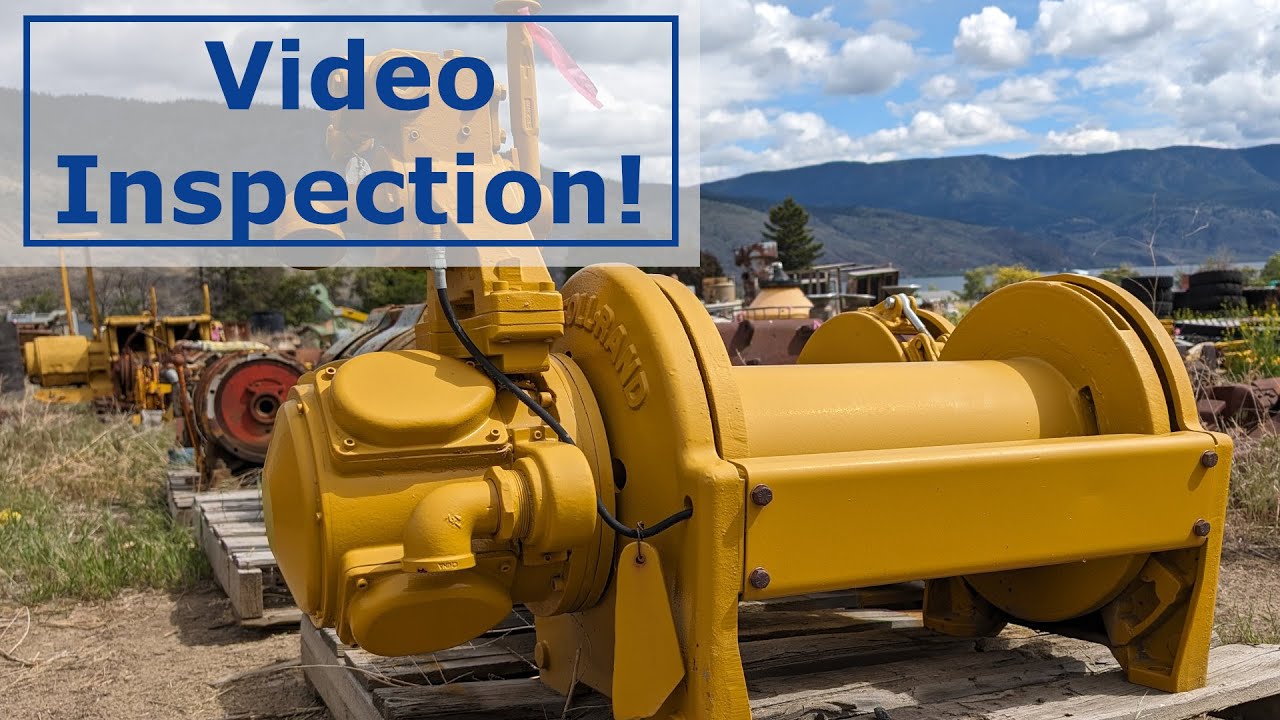Inspection of 2 Ingersoll Rand Air Winches at Nelson Machinery