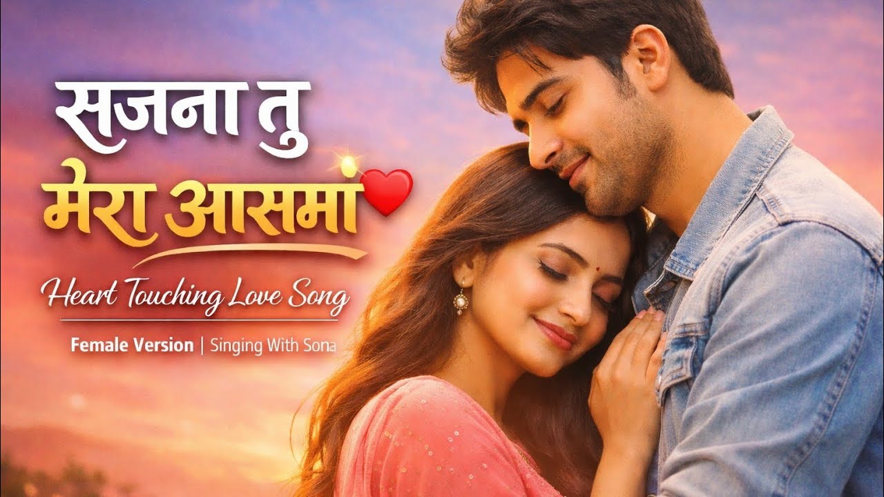 Sajna Tu Mera Aasmaan ❤️ | Heart Touching Romantic Song | Female Version | Singing With Sona