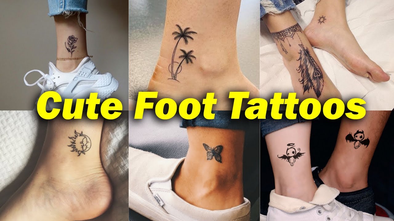 Cute Foot Tattoos Ideas For Females | Small Foot Tattoos | New Tattoos | Trakin 10