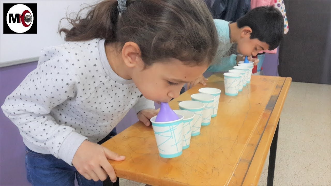 Sınıf İçi Eğlenceli Oyun (Balonla Bardak Taşıma)