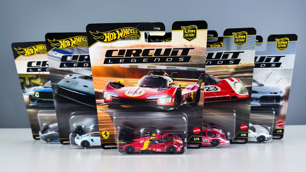 Unboxing Hot Wheels 2025 - Circuit Legends!