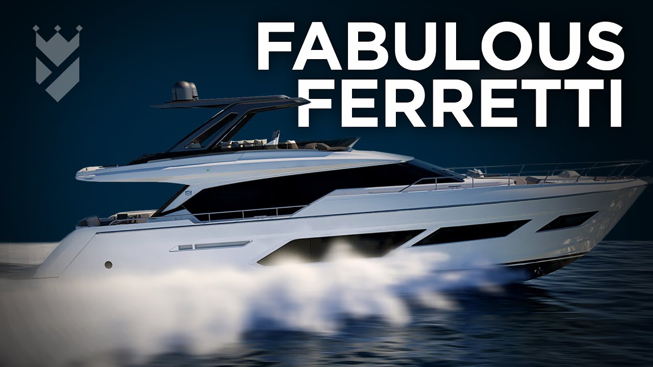 FERRETTI YACHTS FABULOUS NEW 720!