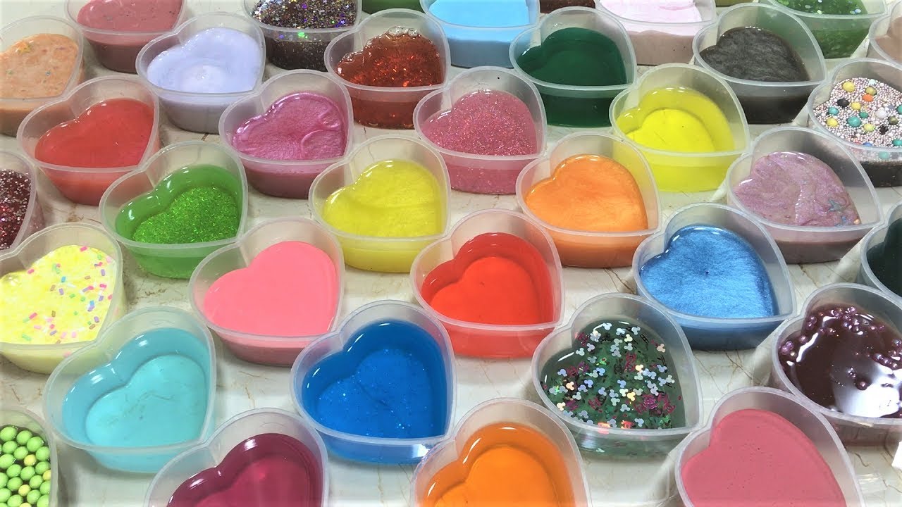 Mixing all my Slimes !!! Relaxing Slimesmoothie Satisfying Slime Videos #80