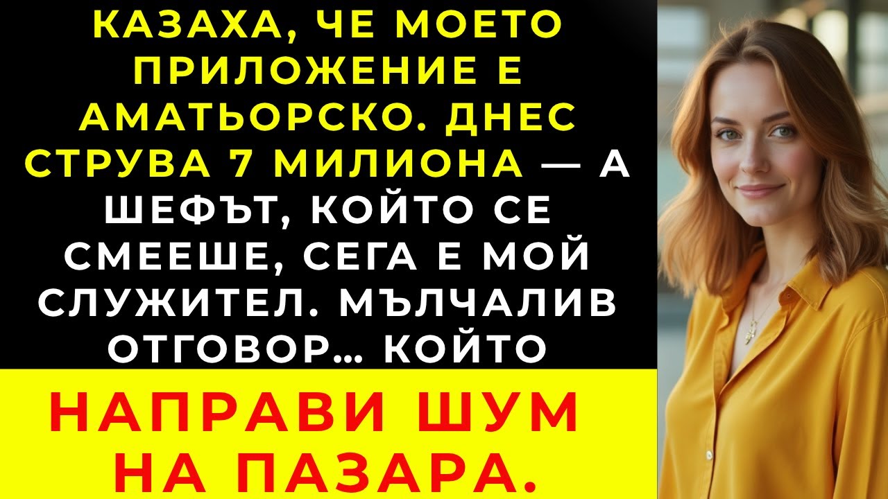 Моят Бивш Шеф Каза, Че Моето Приложение за 7 Милиона Е Шега — Сега Той Работи За Мен