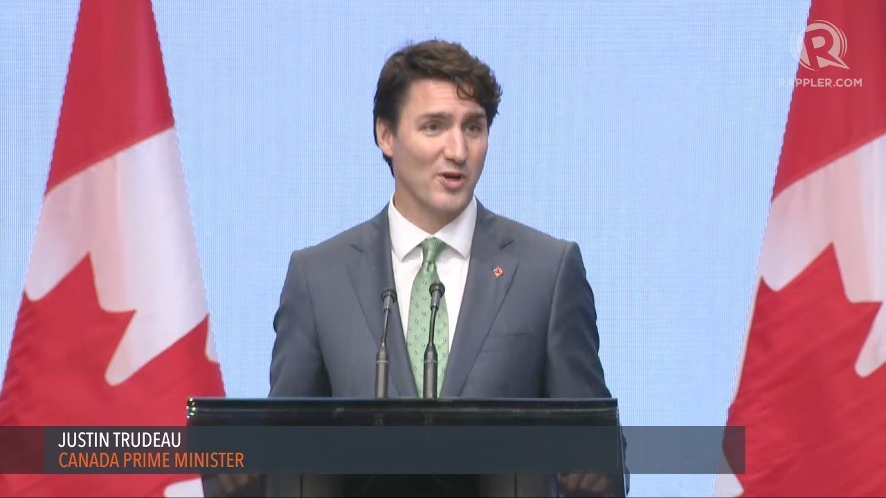 ASEAN 2017: Canadian Prime Minister Justin Trudeau holds press briefing