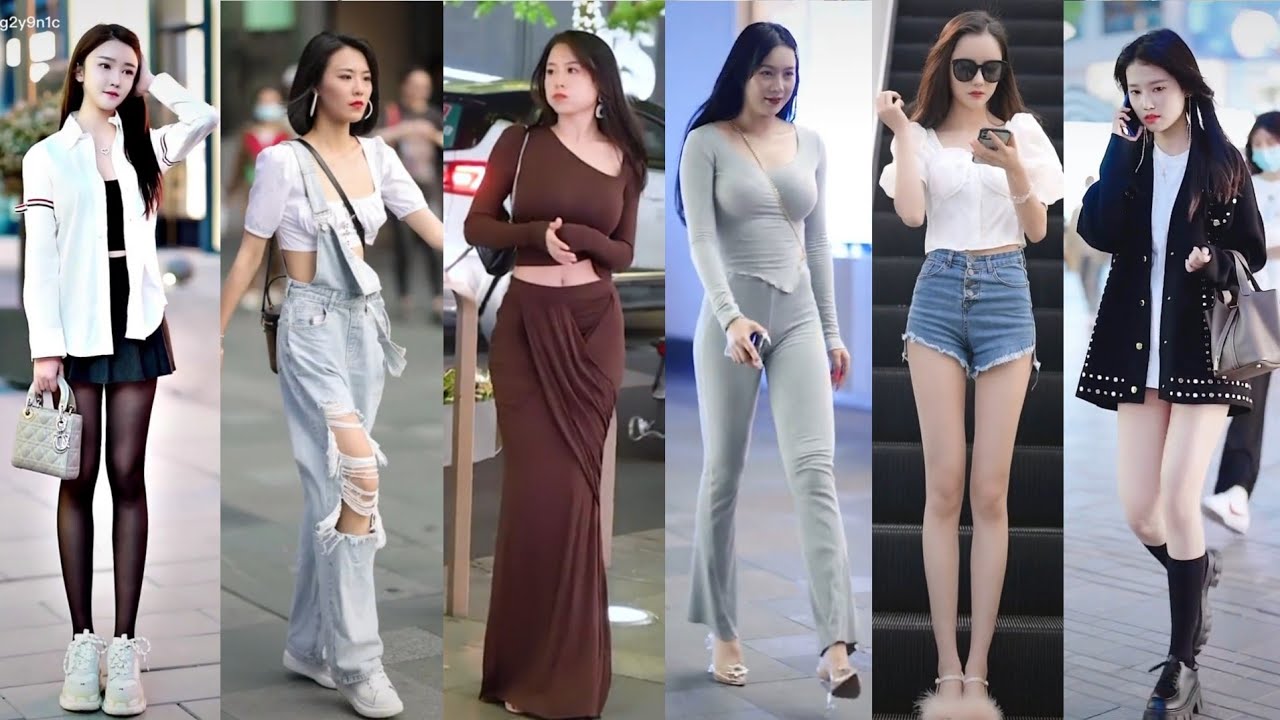 Mejores Street Fashion Douyin China | 抖音街拍穿搭 ！Douyin Tiktok China Thời Trang Đường Phố Ep.246