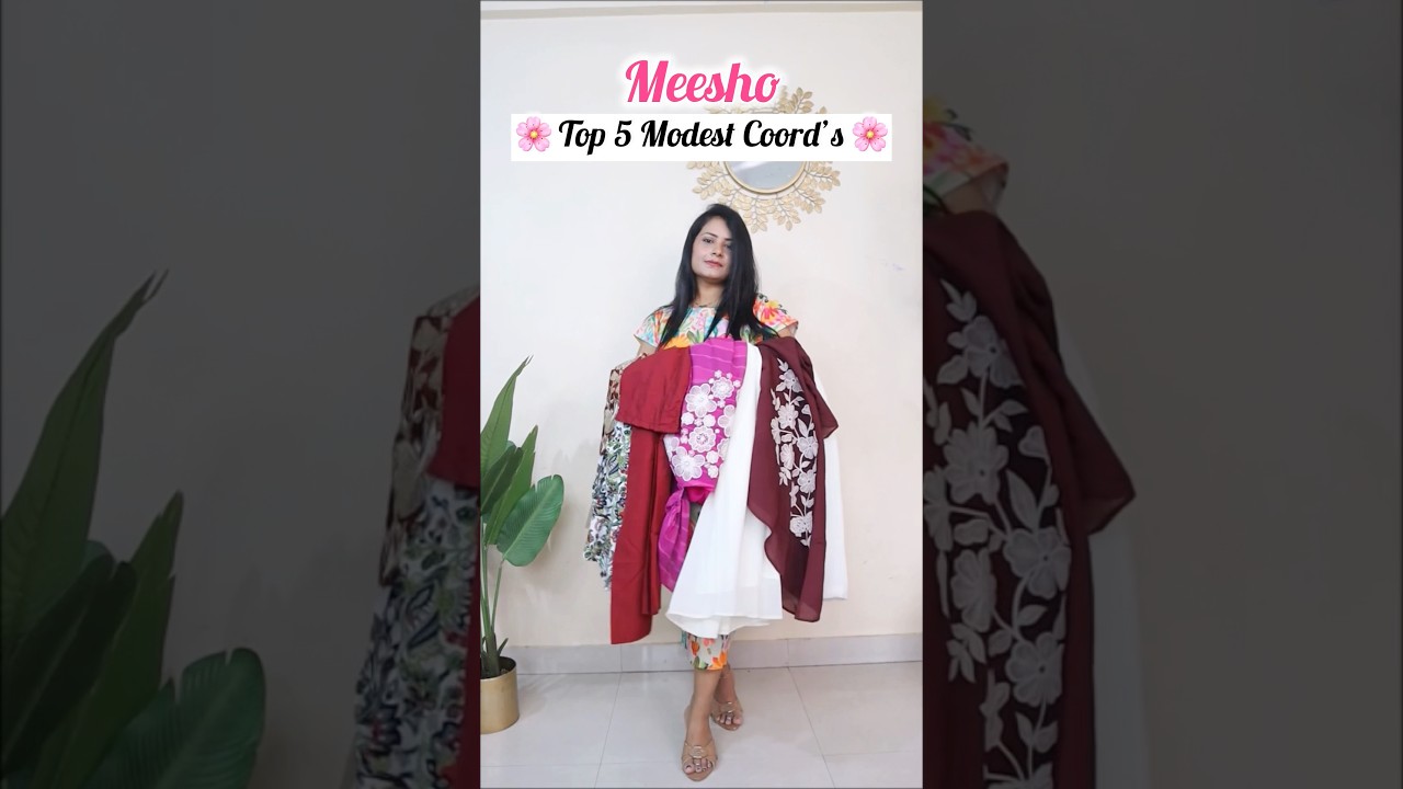Omg 😳 ✨Modest Coord sets from MEESHO 😍👗❤️#meesho