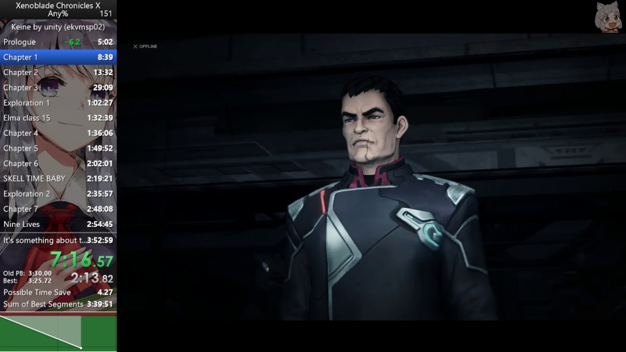 Xenoblade Chronicles X Offline Any% speedrun in 