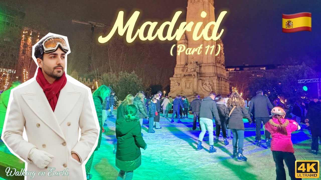 Madrid After Christmas 🎄 Gran Vía to Plaza de España Winter Walk | Madrid Walking Tour (4K/60fps) 🇪🇸
