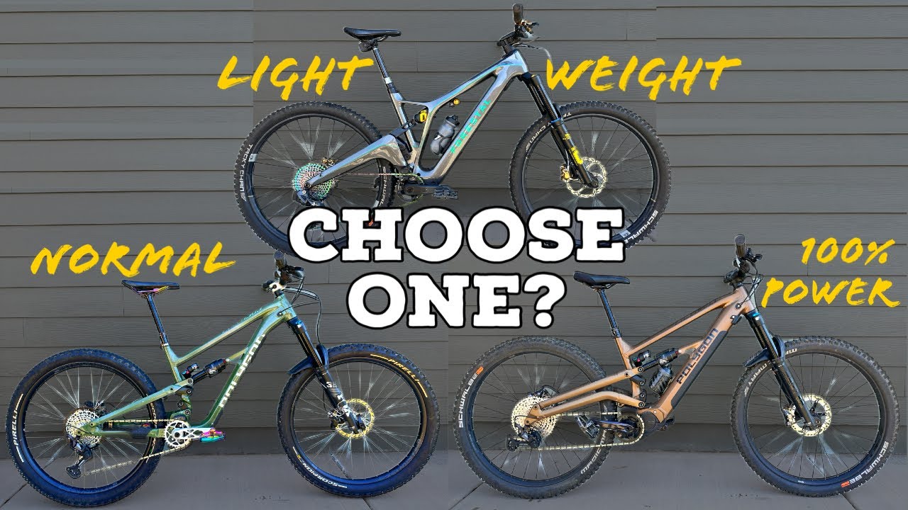 Which is Best? Full Power E-Bike, Lightweight E-Bike, or Acoustic?