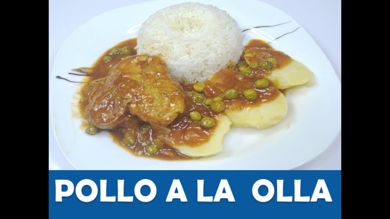 Pollo a la Olla o Asado de pollo, Aprenda paso a paso, receta Sencilla, riquísimo plato para su casa