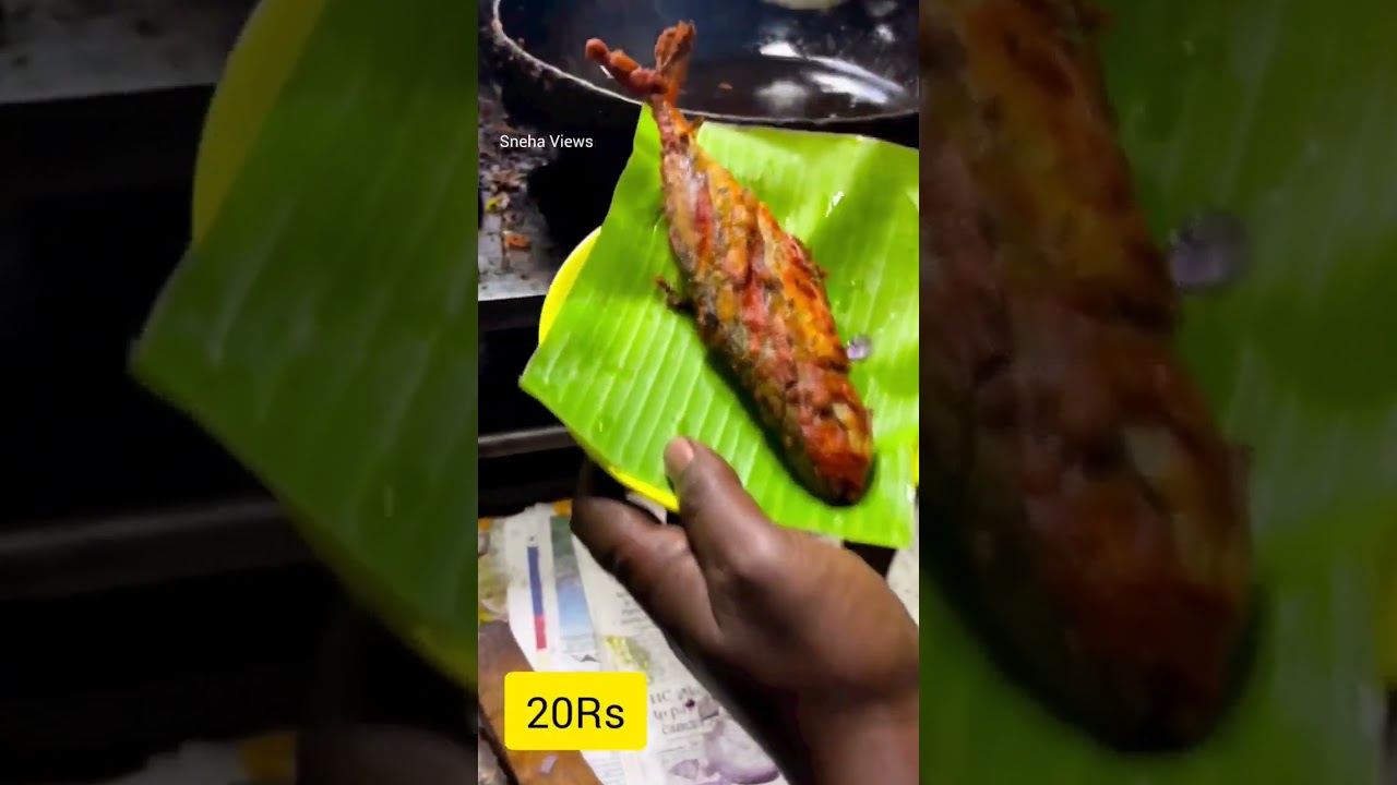 😋Fish Fry 🐟 from Janaki Tiffen Center In frame just 20rs 