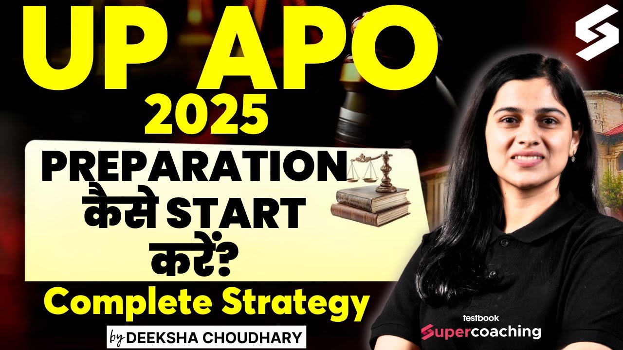 How To Start Preparation For UP APO 2025 Exam | UP APO Preparation Strategy | By Deeksha Choudhary