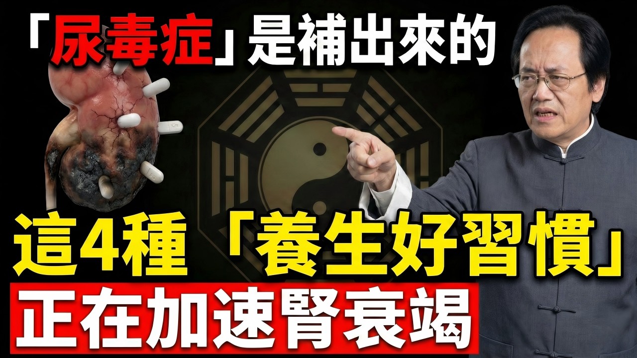 【倪師警告】腎臟最怕的不是熬夜，而是你每天都在做的這件「養生事」！一旦腳腫就晚了，四刀封喉，必須立刻喊停！#中醫 #倪海廈 #腎臟病 #尿毒症 #養生 #健康 #經方派 #洗腎 #腎虛 #排毒
