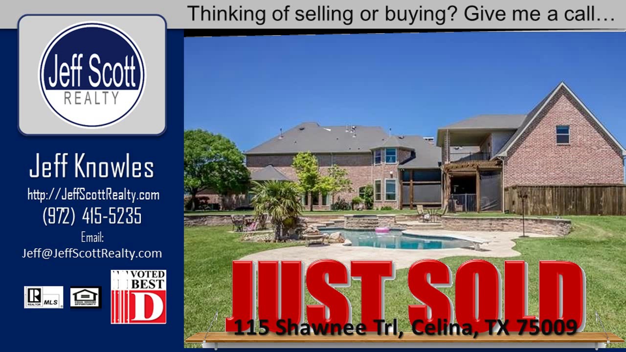 115 Shawnee Trl, Celina, TX 75009 - Celina TX real estate JUST SOLD!