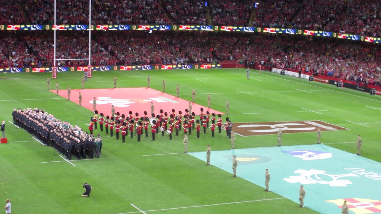Wales v Ireland August 2019 . Irish Rugby Anthem.