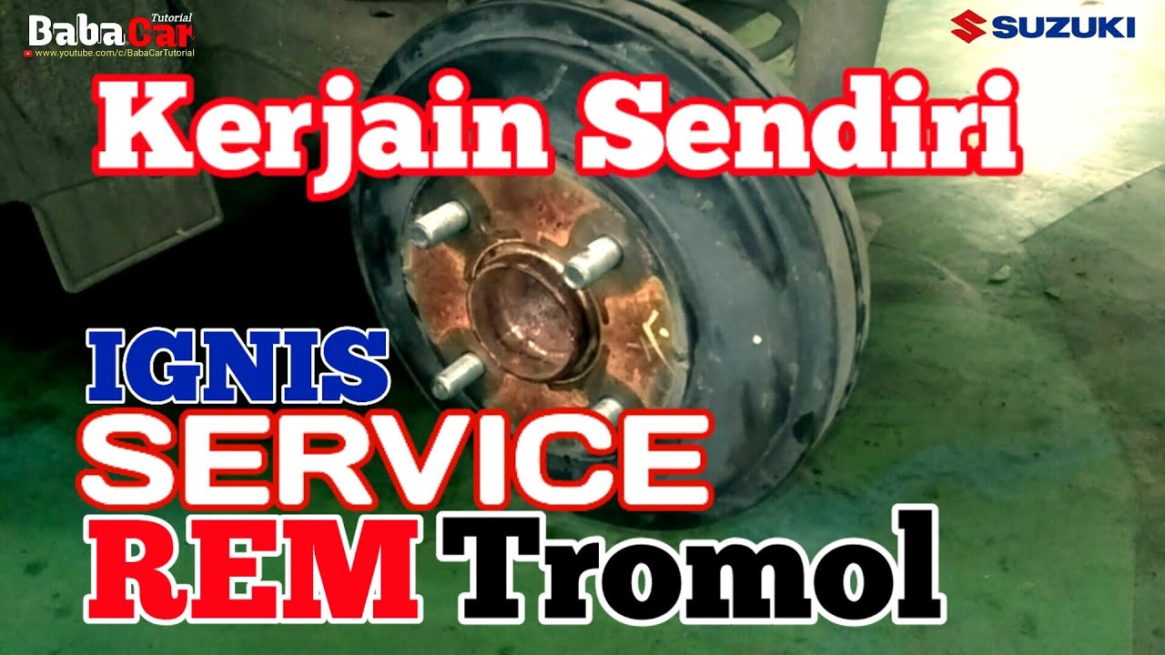 Cara mudah membersihkan kanvas rem tromol suzuki ignis