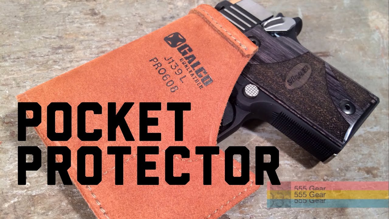 Review: Galco Pocket Protector Holster 608 for SIG Sauer P938 / P238 / Colt Mustang / DB9