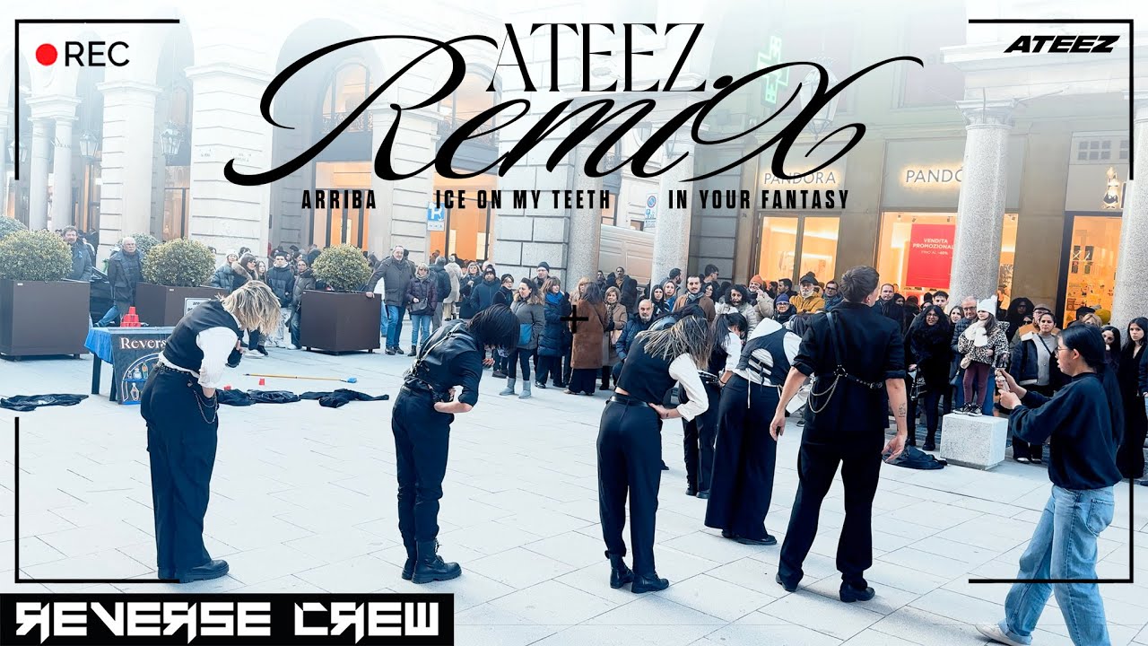 [KPOP IN PUBLIC][SIDE CAM] ATEEZ REMIX-'ARRIBA'+'Ice On My Teeth'+'In Your Fantasy' by Reverse Crew