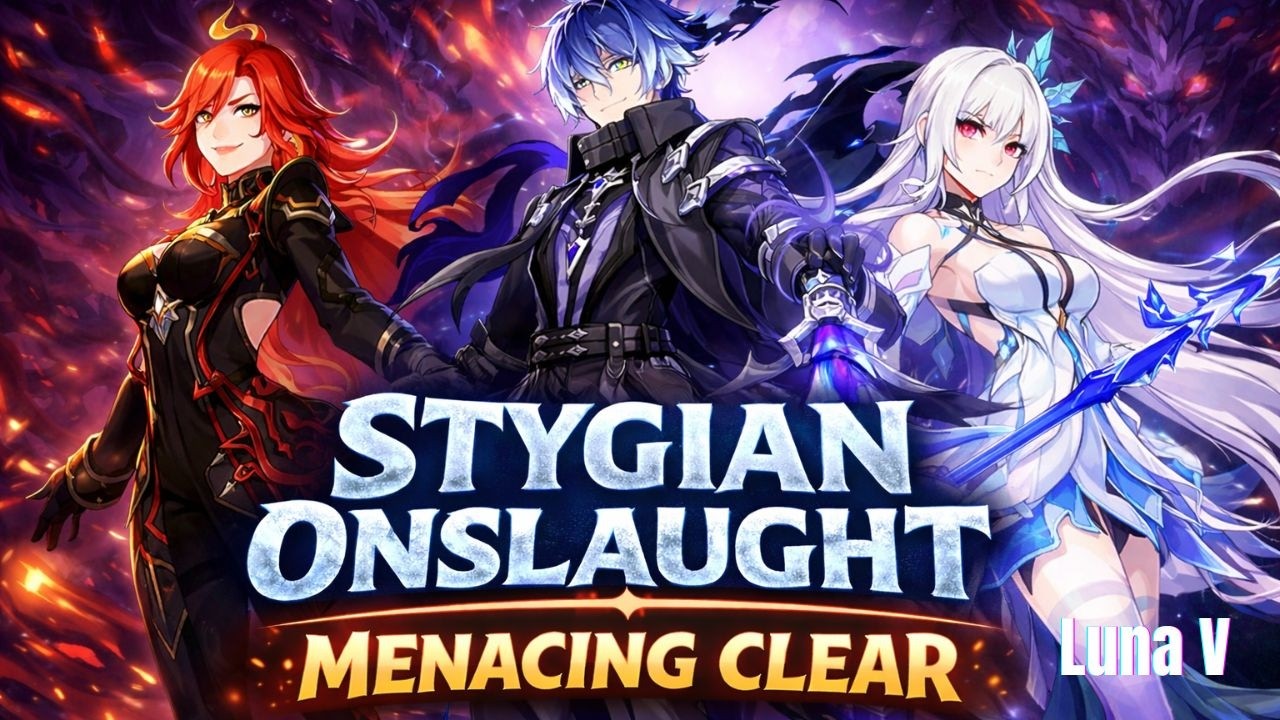 NEW Stygian Onslaught 6.4 Luna V – C1 Muvika x C0 Flins x C0 Skirk | Menacing Clear | Genshin Impact