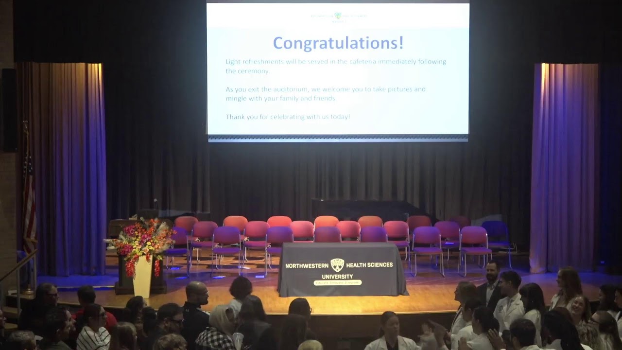 Northwestern Health Sciences University White Coat Ceremony 2025 11/1/2025