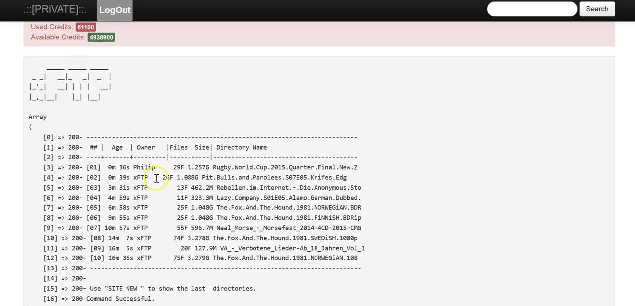 sCeNe WeB fTp