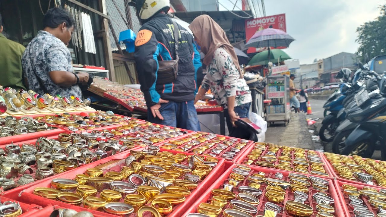LAPAK BATU AKIK MURAH DI PASAR MINGGU 