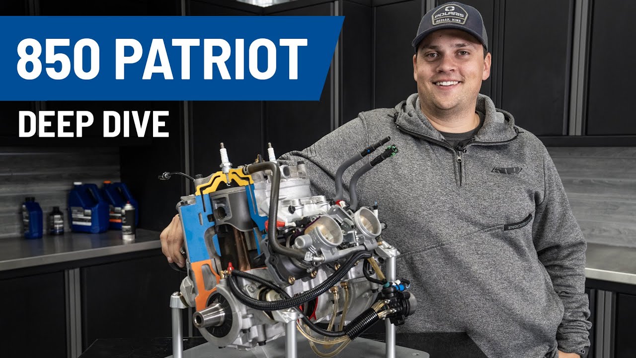 Подробный обзор двигателя снегохода 850 Patriot – Sled Tech EP. 3 | Снегоходы Polaris