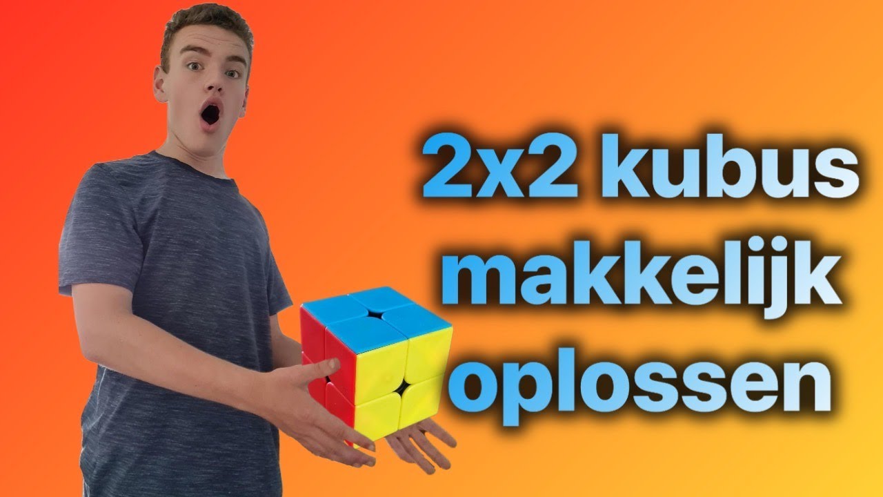 hoe los je de 2x2 kubus op MAKKELIJK