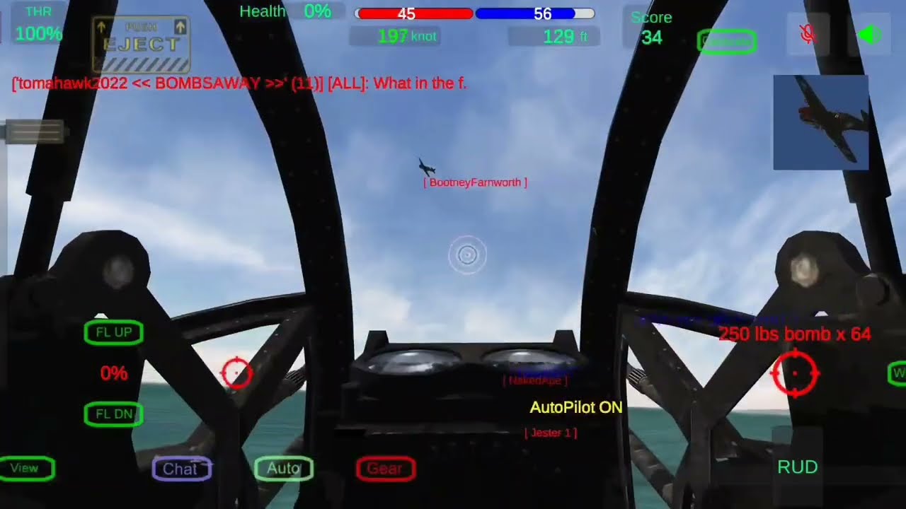 GUNSHIP SEQUEL: Bombardero Lancaster Artillero de Cola, ( 4 Cañón )