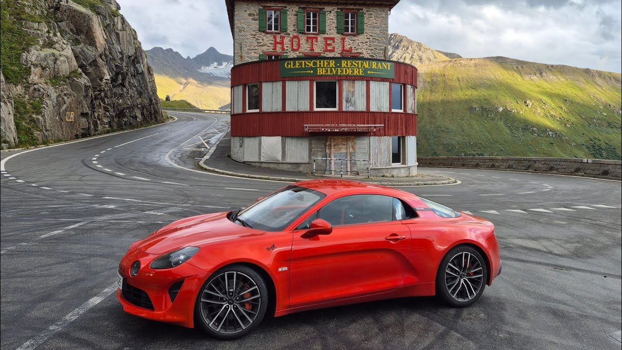 Alpine A110S | Furka pass uphill