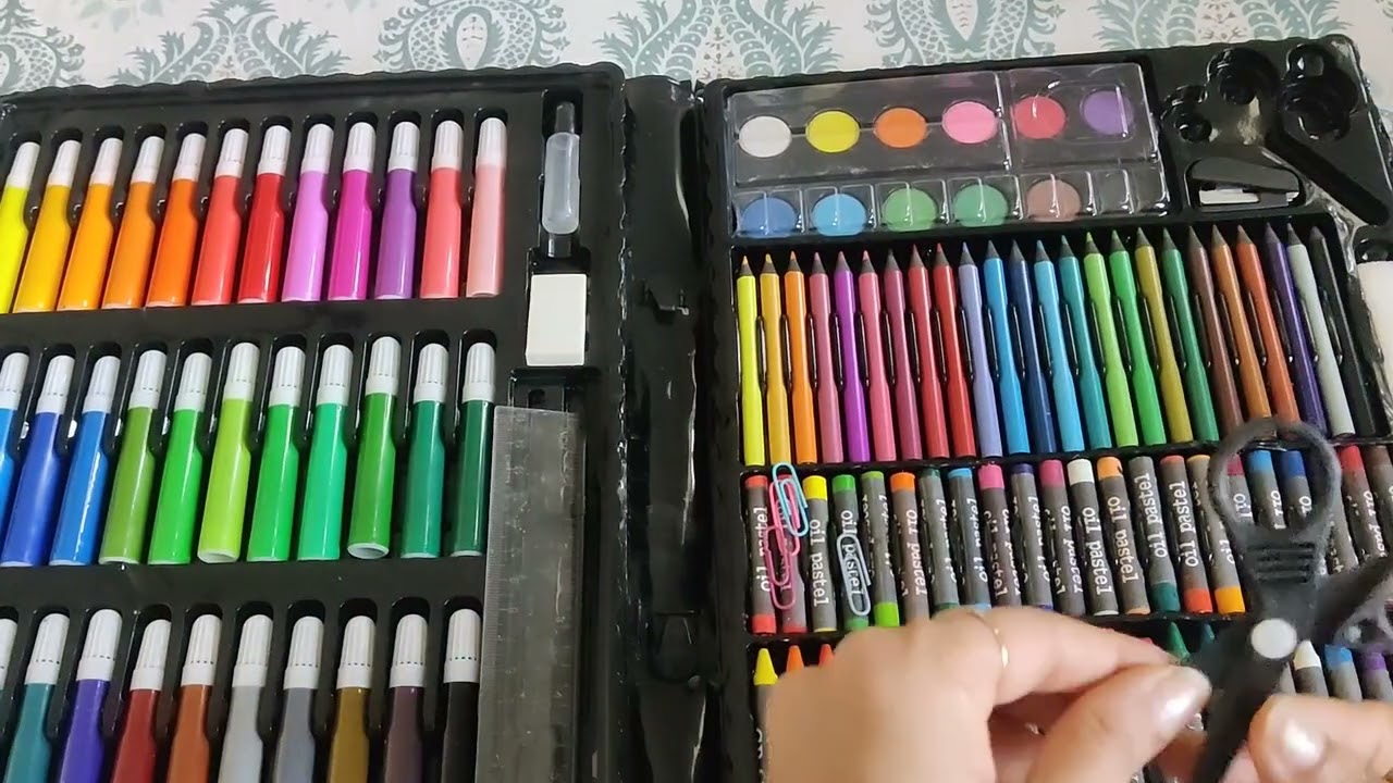 #150 pc colour set#all shades of colours #viral colour set#tranding one#fill lots of colours in life