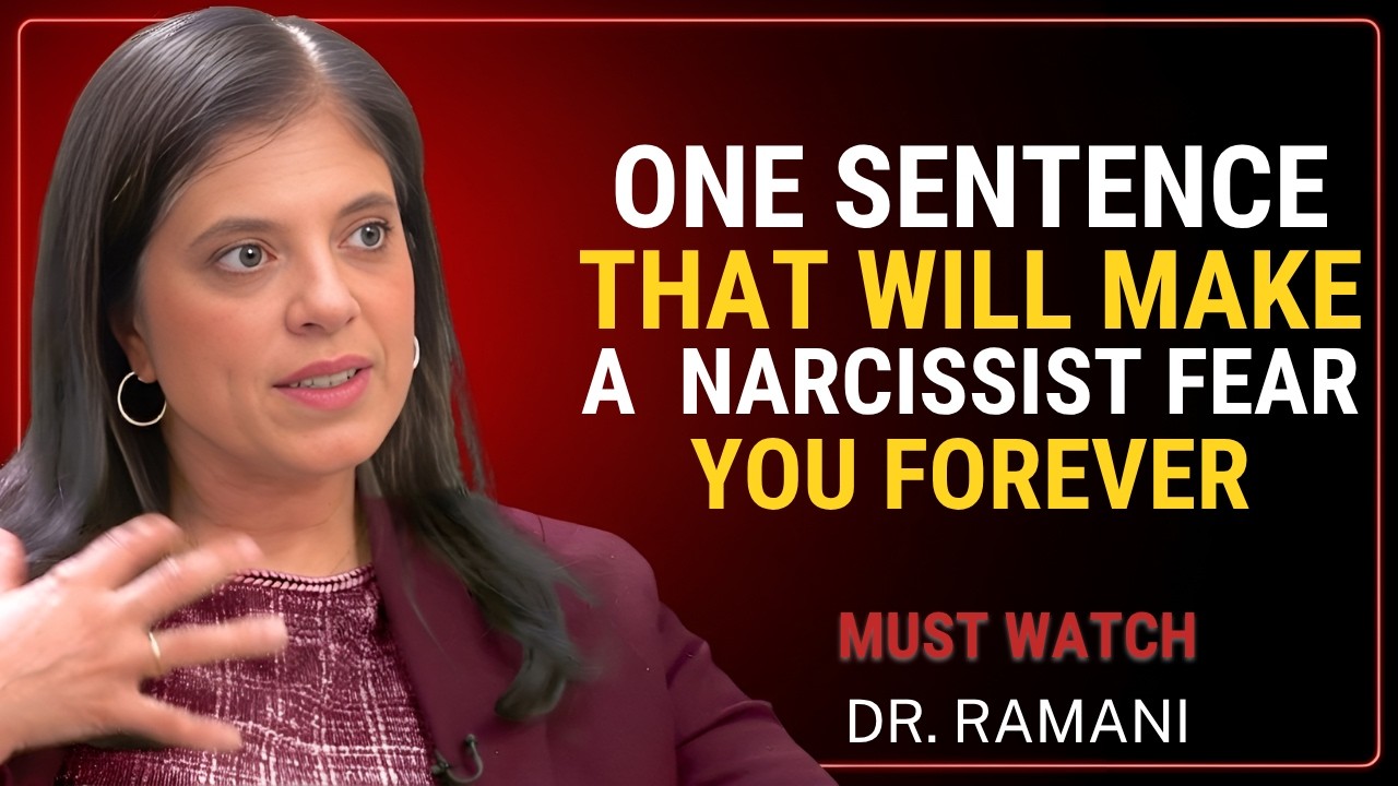 One Sentence That Will Make a Narcissist Fear You Forever | Dr Ramani