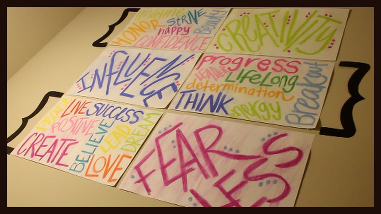 DIY Motivational Wall Posters
