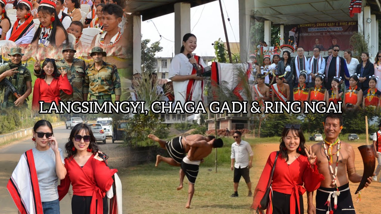 Celebrating Zeliangrong festival at Jalukie Town | Peren district NAGALAND 