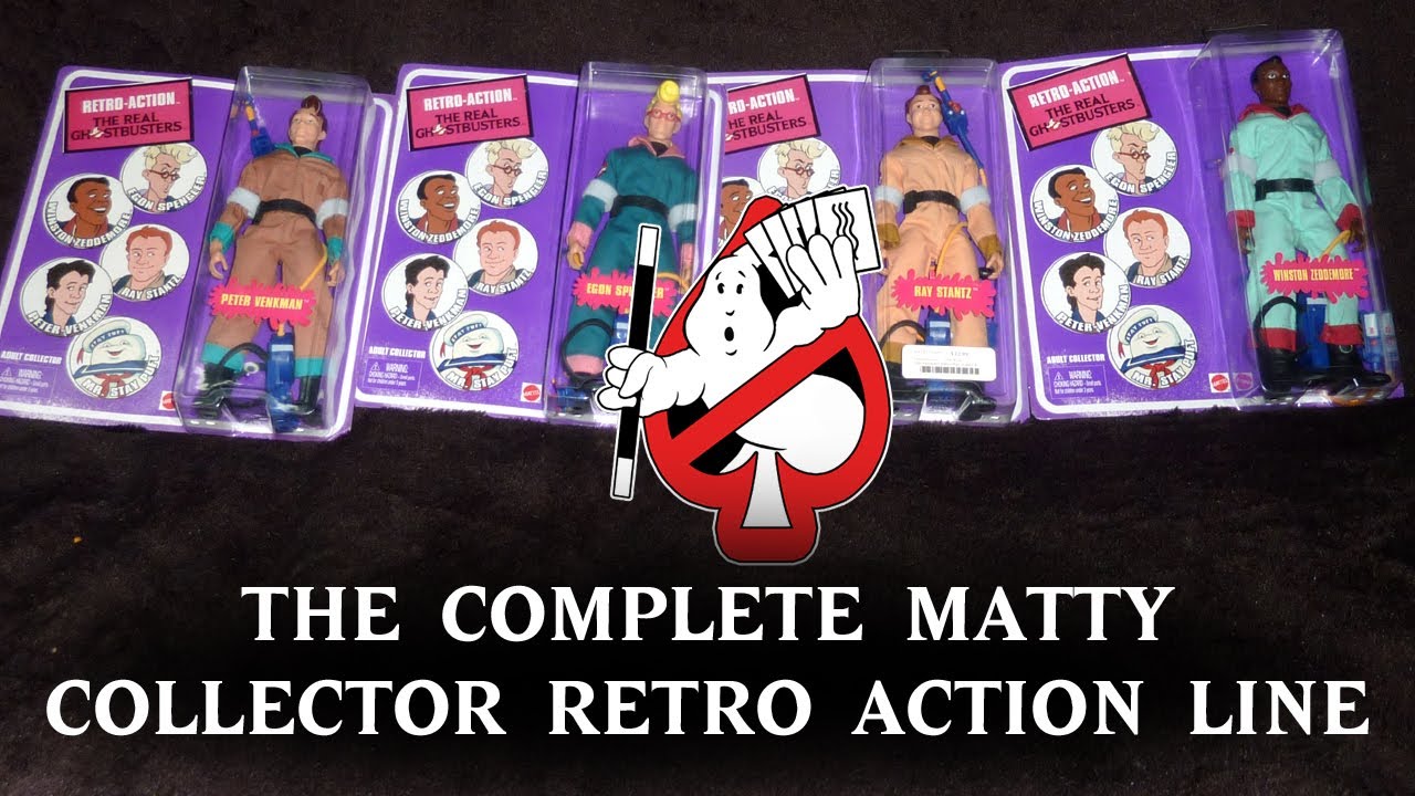 The Real Ghostbusters - Matty Collector - The complete Retro Action figure line!