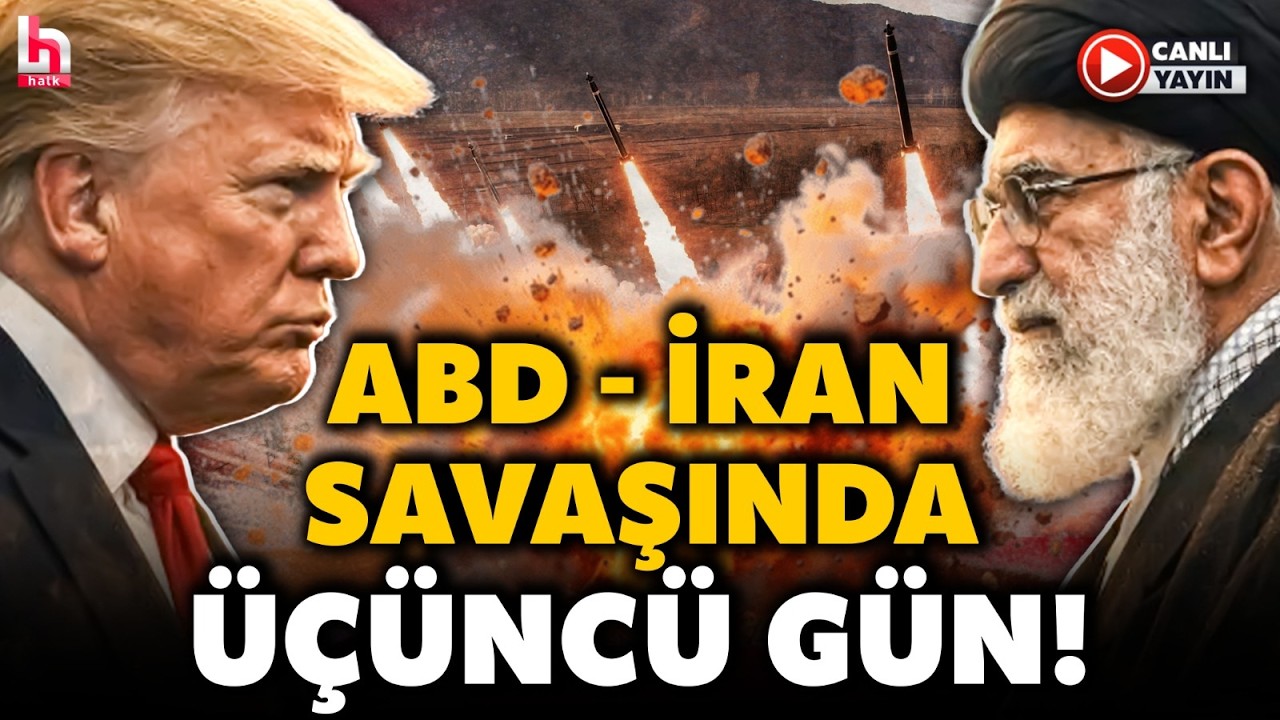#CANLI ABD-İsrail-İran Savaşında 3. G&uuml;n! İran F&uuml;zeleri Yolladı! O &Uuml;lkeler de Savaşa Girdi!