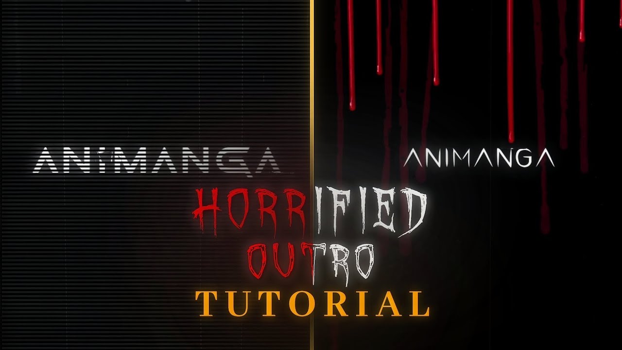 Horrified Outro Tutorial 💀 | Alight Motion || Animanga Tips #edittutorial
