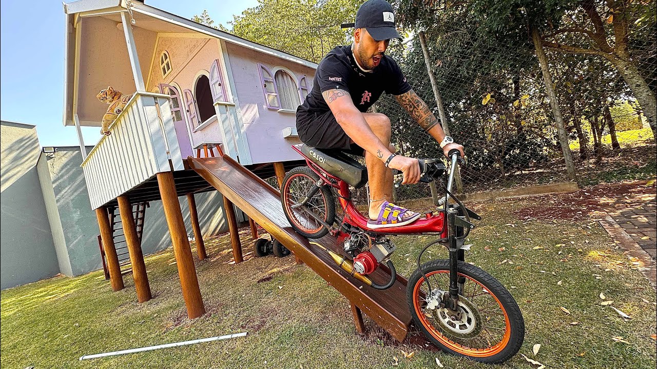 VOLTEI ANDAR COM A  MOBILETE DEPOIS DE 1 ANO 🤣 kkkkk só dor de cabeça