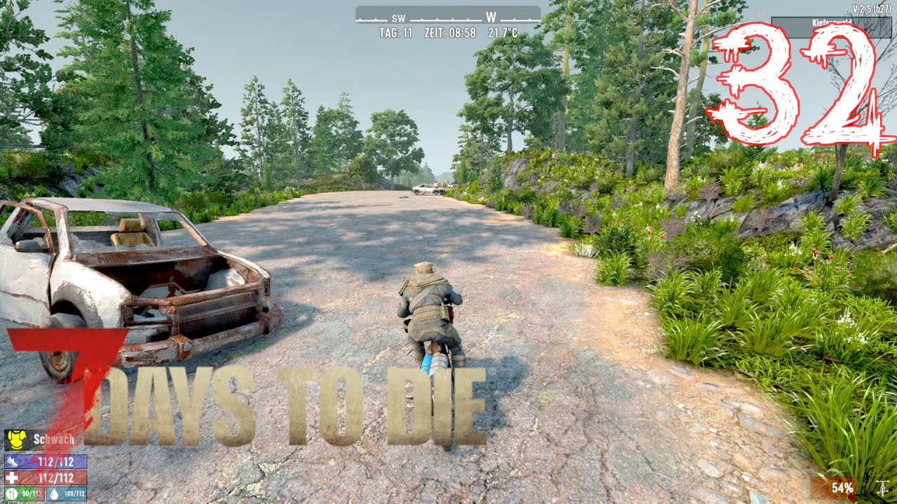Let's Play 7 Days To Die - S2E32 - 🙀Abgründige Radtour durch die 🙀 weitere Umgebung!🙀