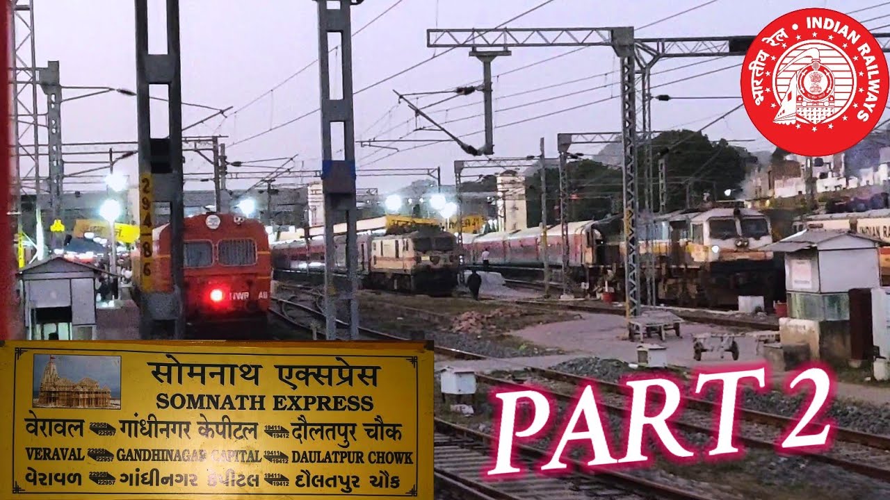 19411- DAULATPUR CHOWK EXPRESS TRAIN JOURNEY PART 2. MARWAR JN.-GANDHINAGAR JAIPUR WITH FULL DETAILS