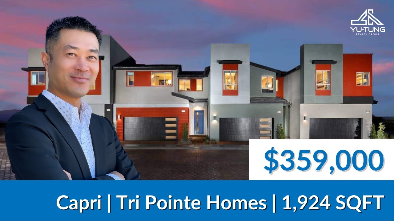Capri | $359,000 | Modern Townhome For Sale | 1,924 Sq Ft | Tri Pointe Homes | Las Vegas | Henderson